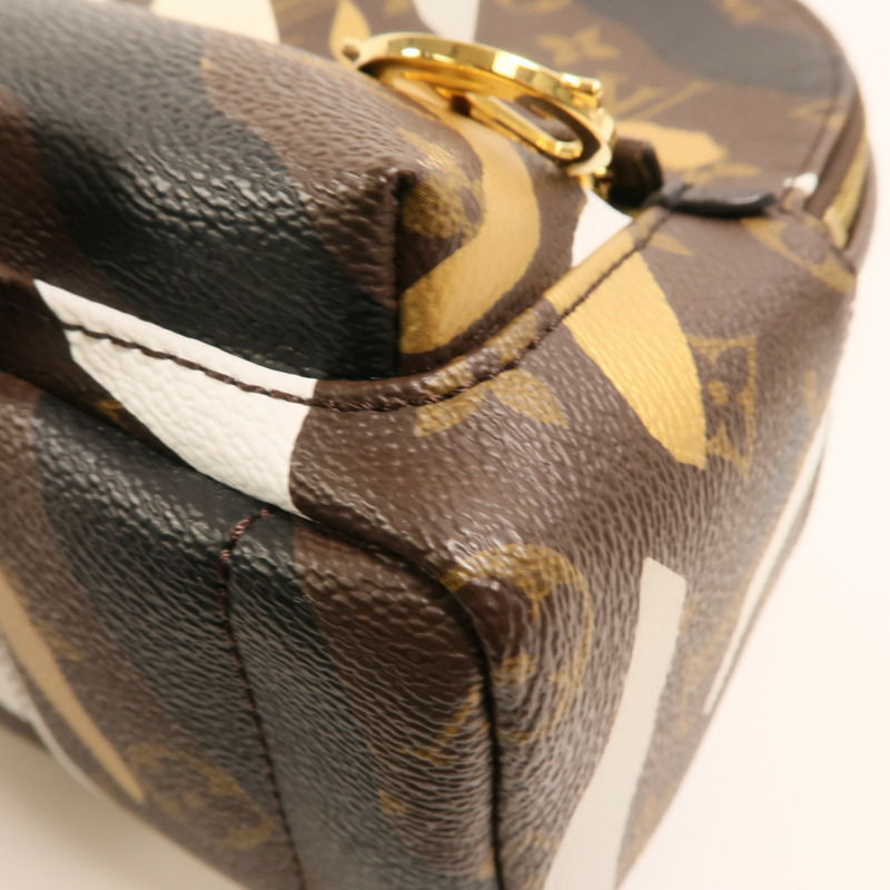 LOUIS VUITTON Monogram LVxLoL Palm Springs Backpack金扣背包-12