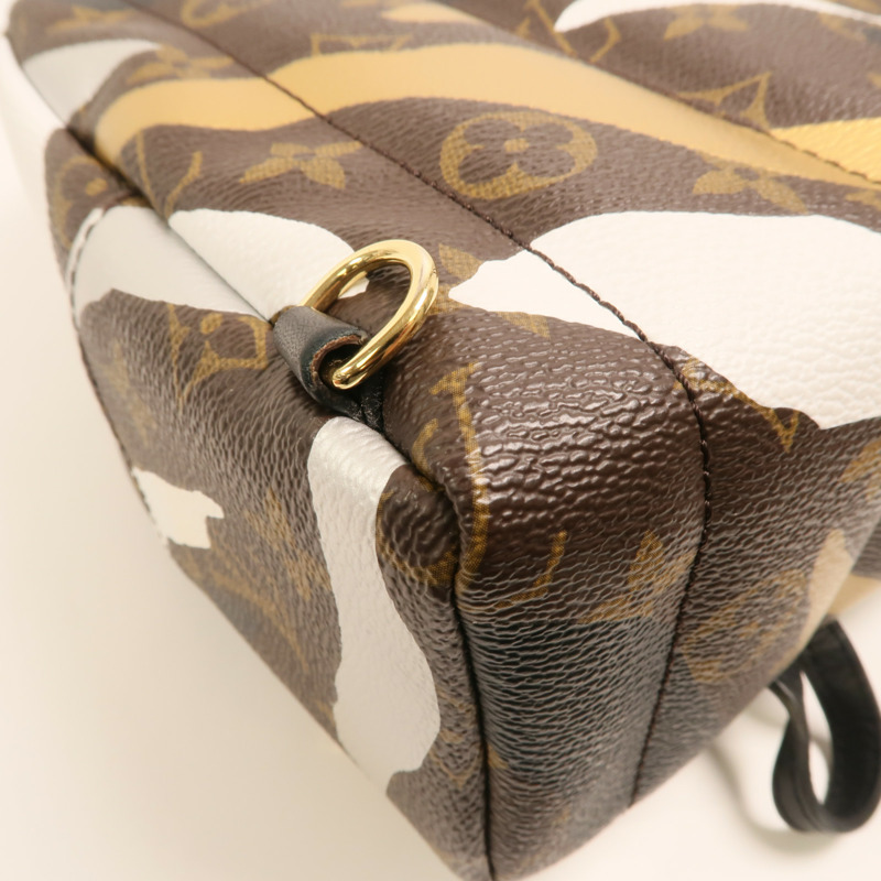 LOUIS VUITTON Monogram LVxLoL Palm Springs Backpack金扣背包-15