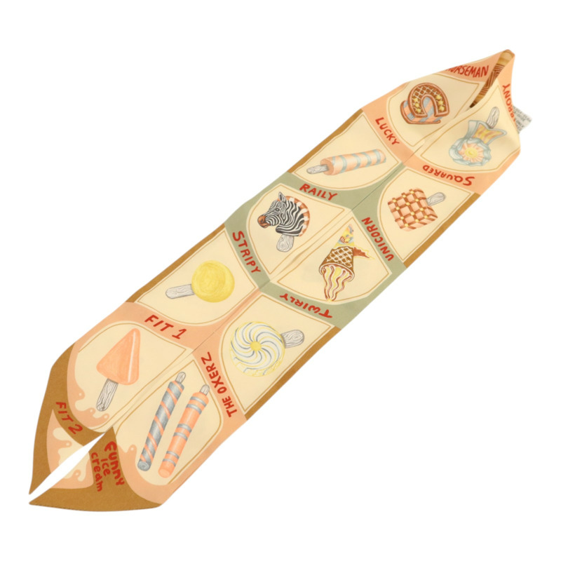 HERMES 【Hermes Fair】絲質Twilly絲巾-3