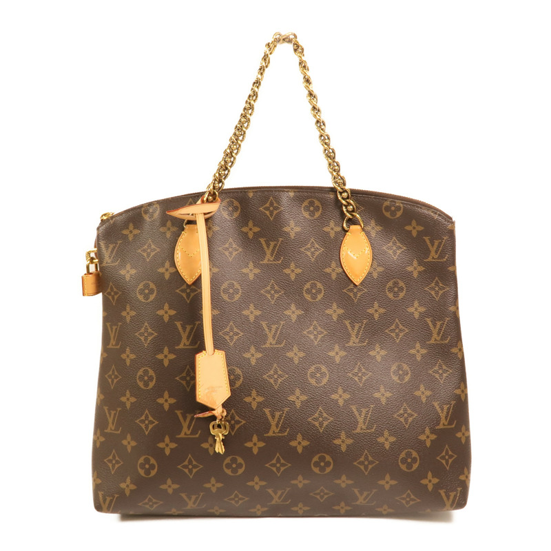 LOUIS VUITTON Monogram Lockit Chain金扣鏈帶手挽袋-0