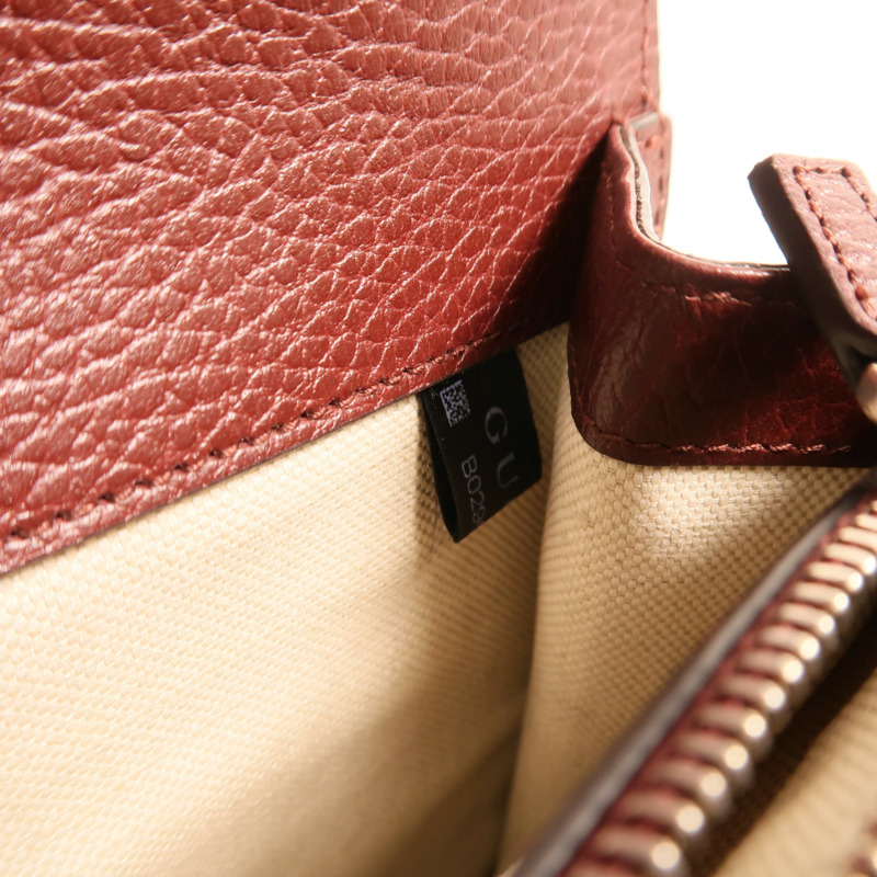 GUCCI 牛皮皮革Dionysus銀扣鏈帶肩背袋-8