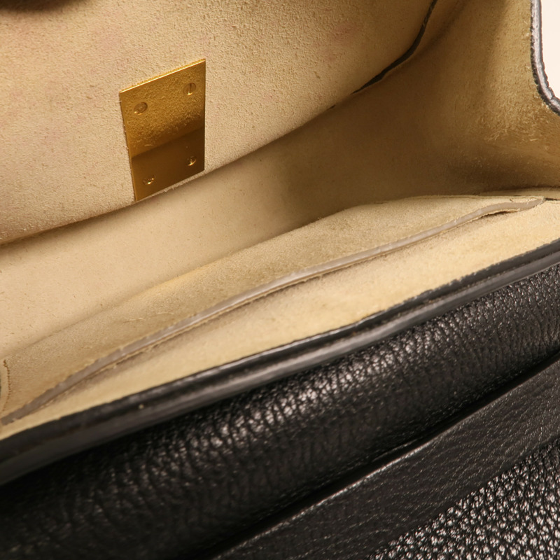 Chloe 牛皮皮革Drew Bag金扣鏈帶肩背袋-4