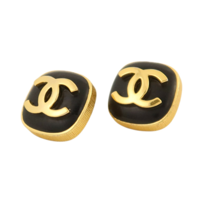 CHANEL 金屬/PVC Earrings耳環-1