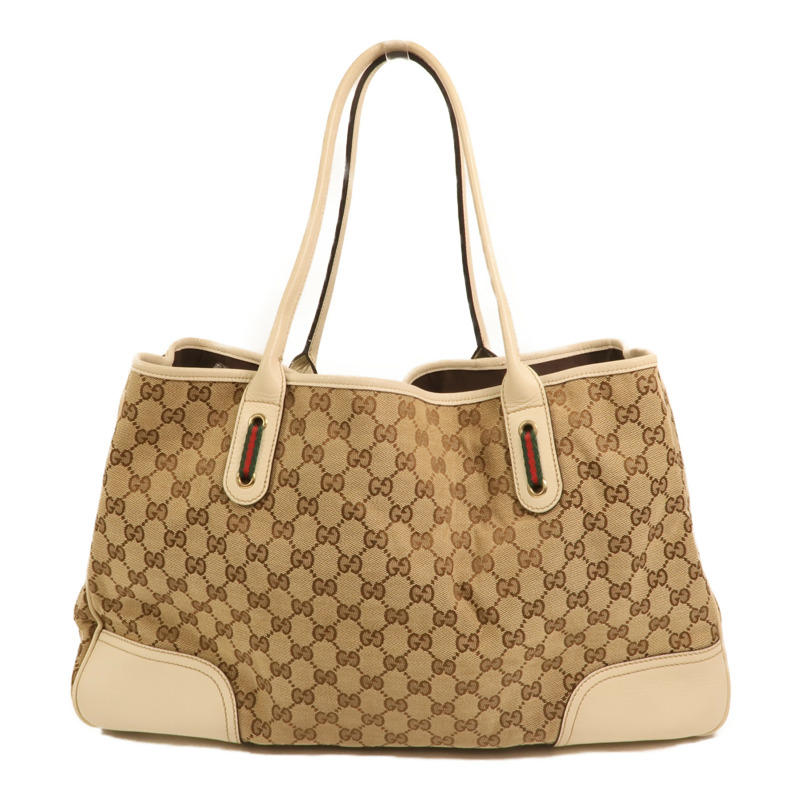 GUCCI 帆布Shoulder Bag金扣肩背袋-1