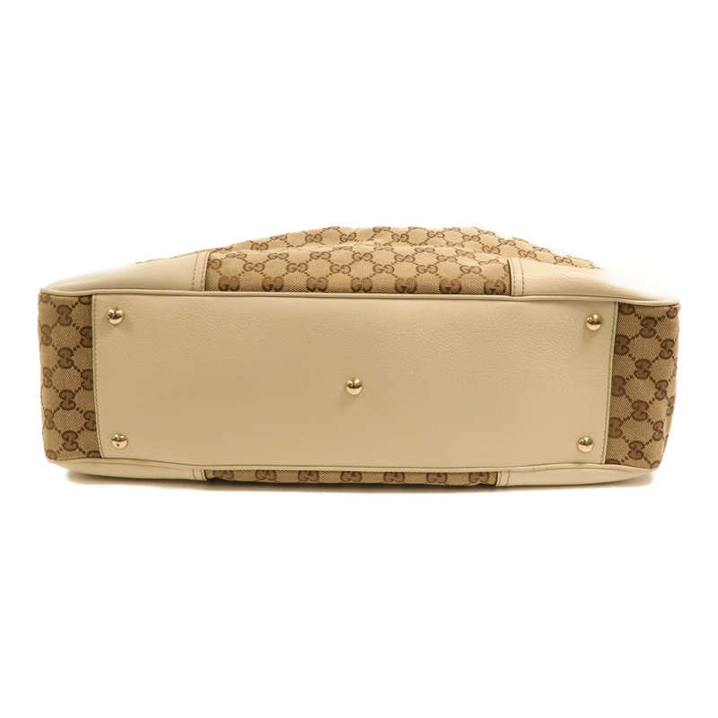 GUCCI 帆布Shoulder Bag金扣肩背袋-3