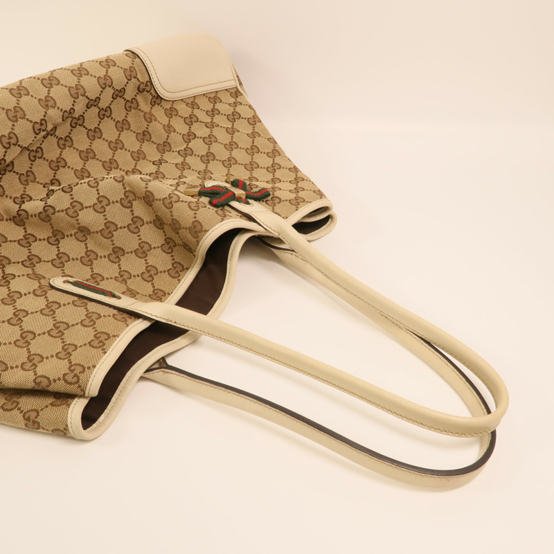 GUCCI 帆布Shoulder Bag金扣肩背袋-7