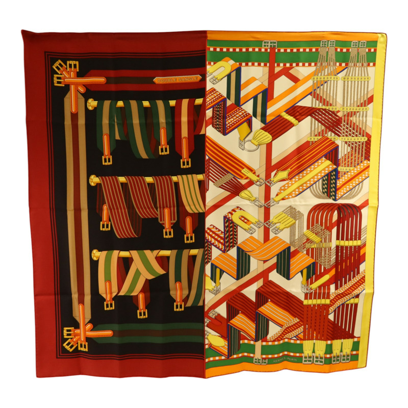 HERMES 【Hermes Fair】絲質Scarf 90x90絲巾-0