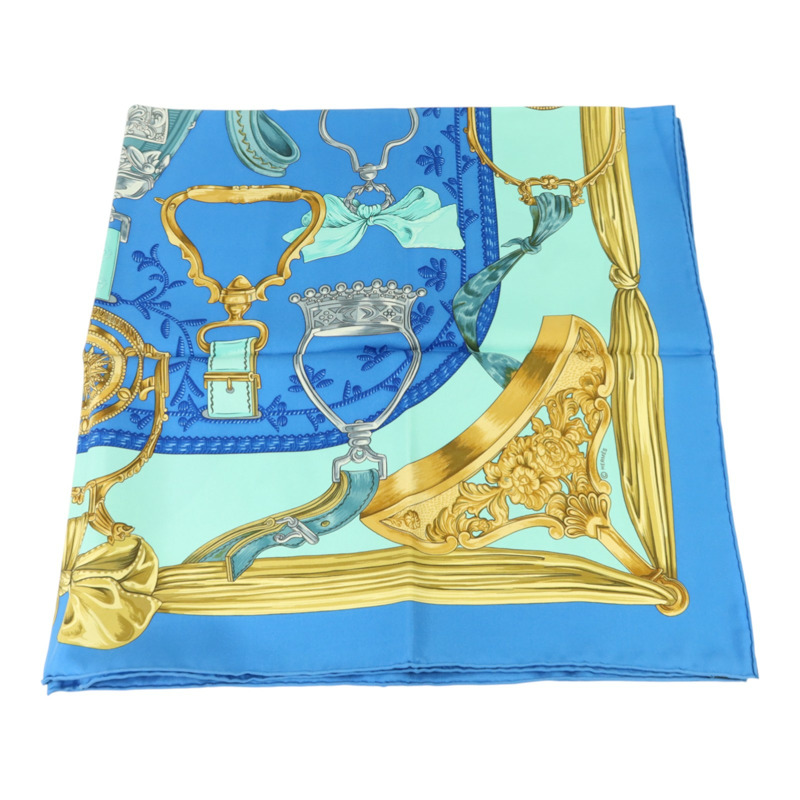 HERMES 【Hermes Fair】絲質Scarf 90x90絲巾-3