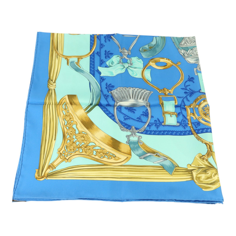 HERMES 【Hermes Fair】絲質Scarf 90x90絲巾-4