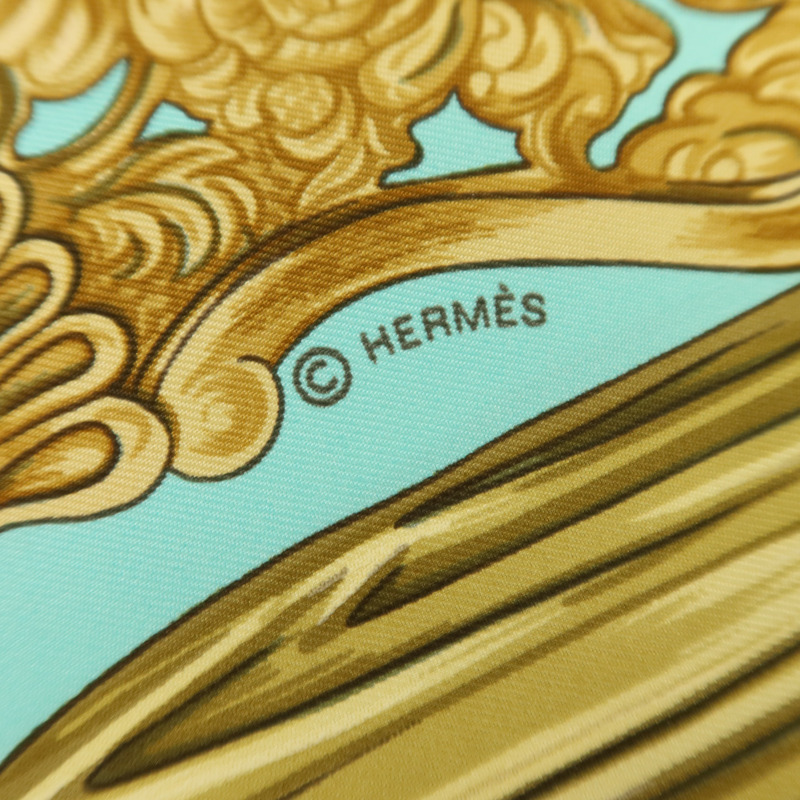 HERMES 【Hermes Fair】絲質Scarf 90x90絲巾-6