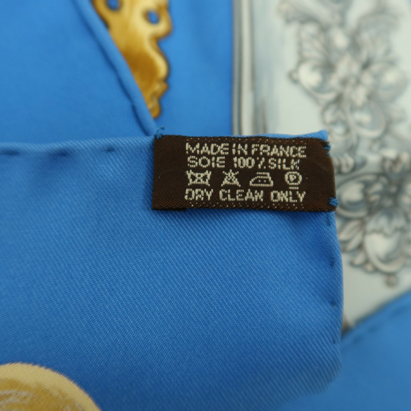 HERMES 【Hermes Fair】絲質Scarf 90x90絲巾-7