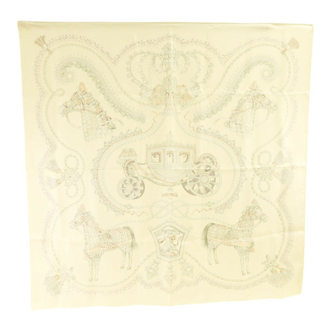HERMES 【Hermes Fair】絲質Scarf 90x90絲巾