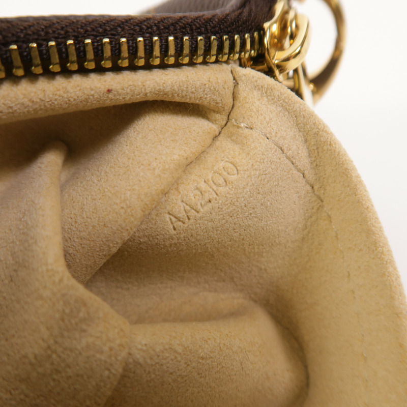 LOUIS VUITTON Monogram Pochette Milla MM金扣鏈帶肩背袋-6