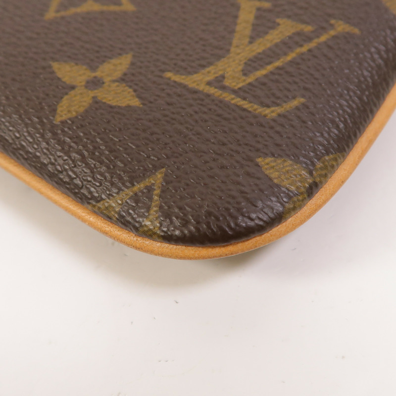 LOUIS VUITTON Monogram Pochette Milla MM金扣鏈帶肩背袋-11