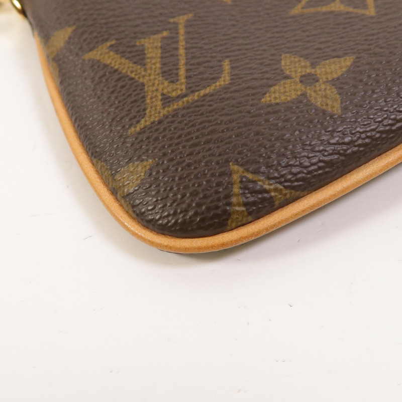 LOUIS VUITTON Monogram Pochette Milla MM金扣鏈帶肩背袋-12