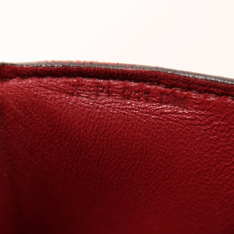 HERMES Evercolor皮革Tool Box 20金扣手挽肩背兩用袋Rouge Grenade-6