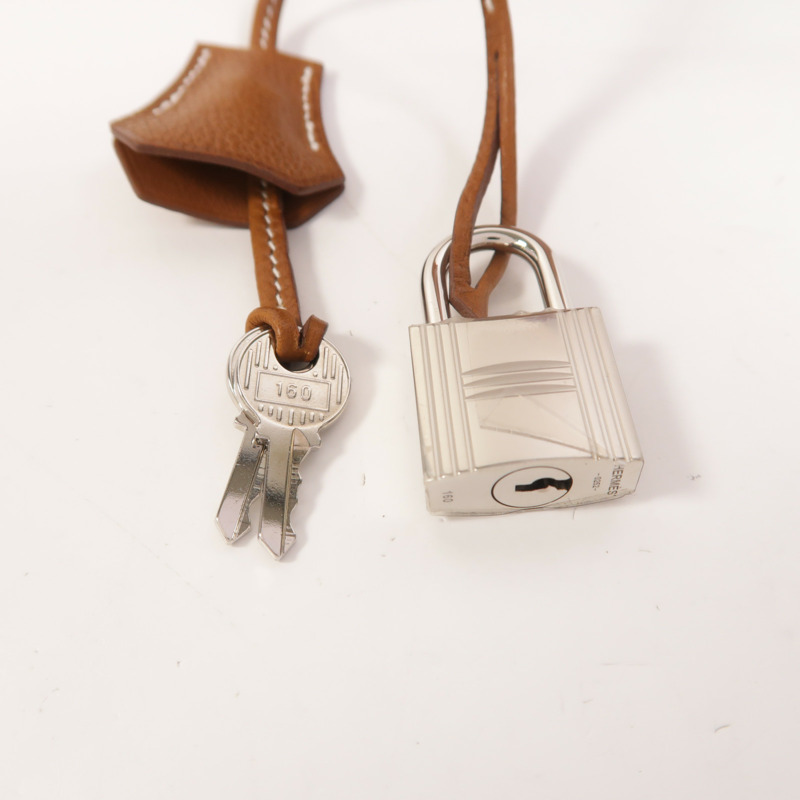 HERMES Barenia皮革Hac A Dos PM銀扣背包Fauve-16