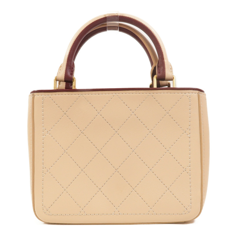 CHANEL 牛皮皮革Shopping Tote金扣手挽肩背兩用袋-1