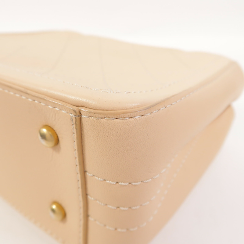 CHANEL 牛皮皮革Shopping Tote金扣手挽肩背兩用袋-13