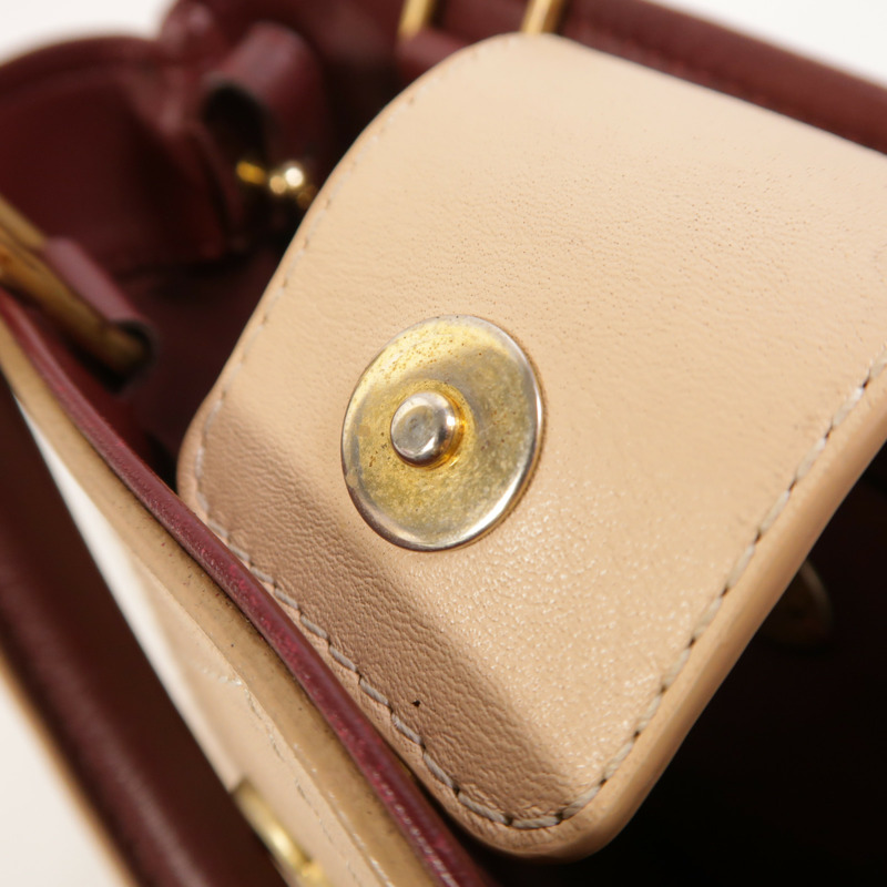 CHANEL 牛皮皮革Shopping Tote金扣手挽肩背兩用袋-15