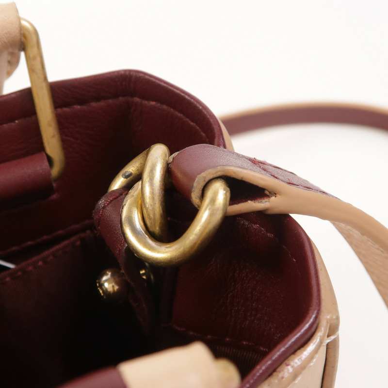 CHANEL 牛皮皮革Shopping Tote金扣手挽肩背兩用袋-17