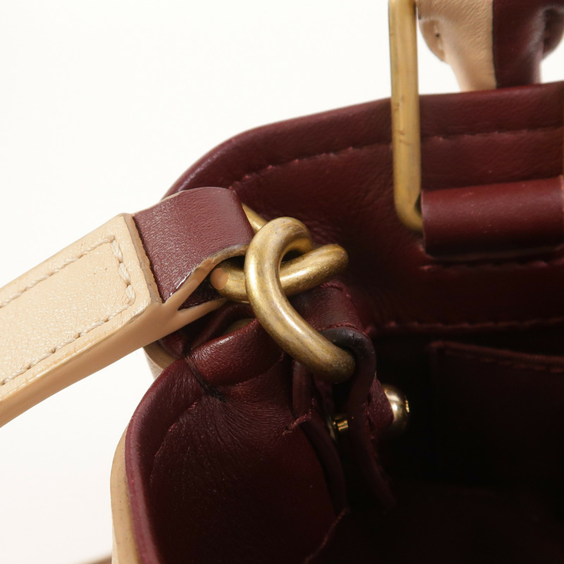 CHANEL 牛皮皮革Shopping Tote金扣手挽肩背兩用袋-18