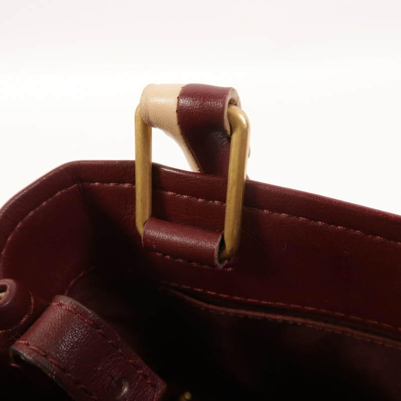 CHANEL 牛皮皮革Shopping Tote金扣手挽肩背兩用袋-22