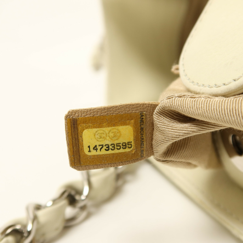 CHANEL 牛皮皮革PST Petite Shopping Tote Bag銀扣鏈帶手挽袋-6