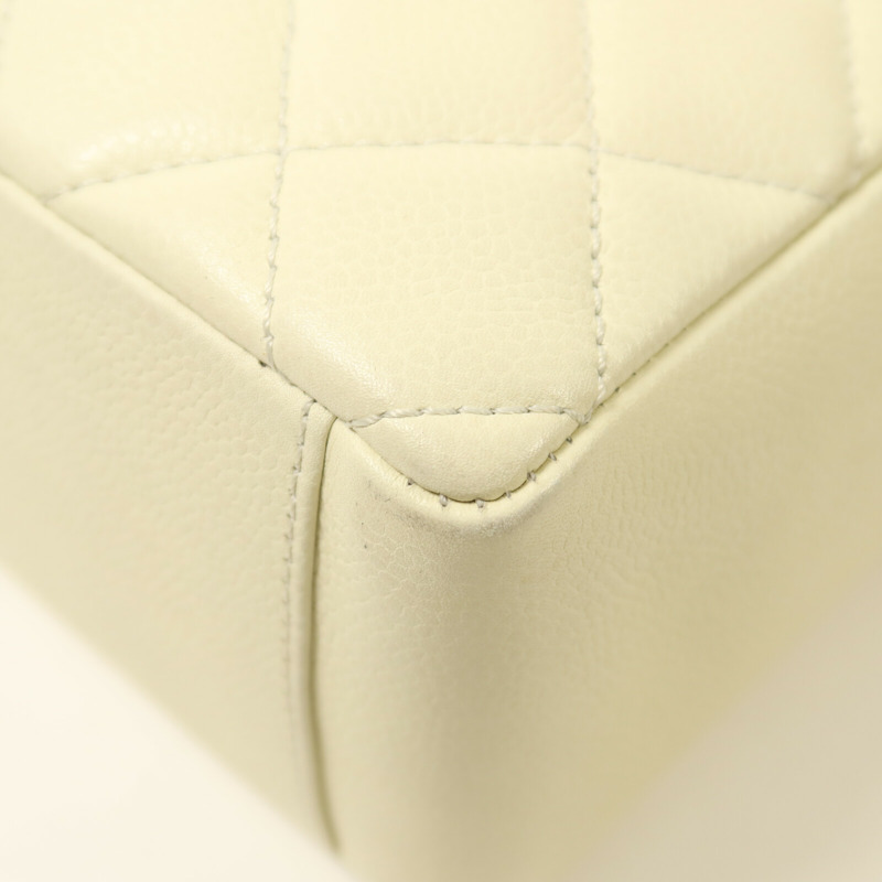 CHANEL 牛皮皮革PST Petite Shopping Tote Bag銀扣鏈帶手挽袋-14