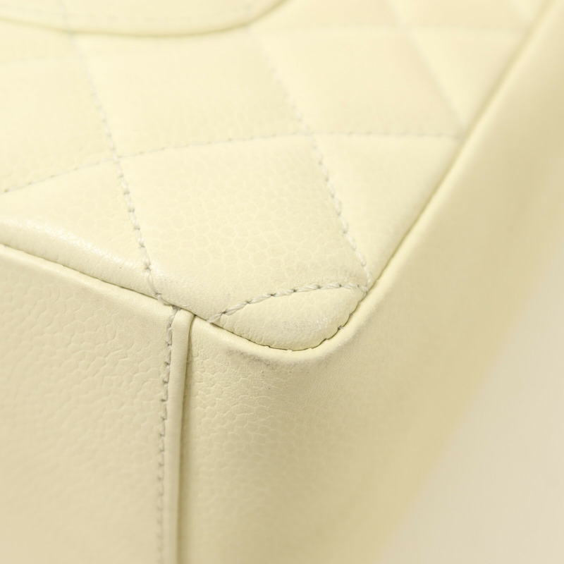 CHANEL 牛皮皮革PST Petite Shopping Tote Bag銀扣鏈帶手挽袋-16