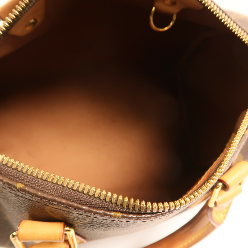 LOUIS VUITTON Monogram Speedy Bandouliere 25金扣手挽肩背兩用袋-4