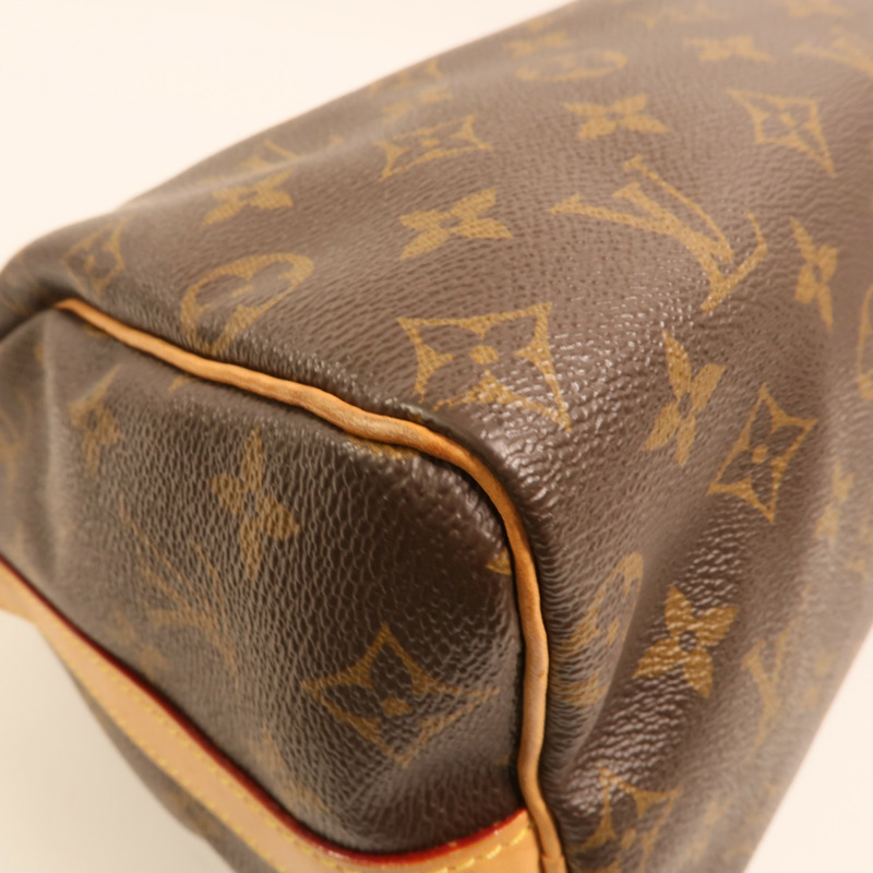 LOUIS VUITTON Monogram Speedy Bandouliere 25金扣手挽肩背兩用袋-11