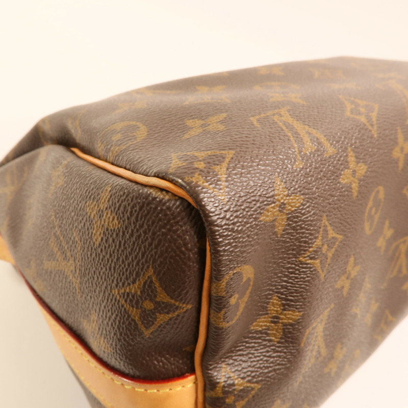 LOUIS VUITTON Monogram Speedy Bandouliere 25金扣手挽肩背兩用袋-13