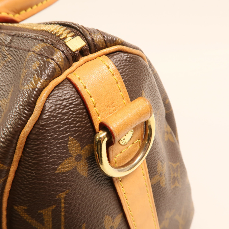 LOUIS VUITTON Monogram Speedy Bandouliere 25金扣手挽肩背兩用袋-14