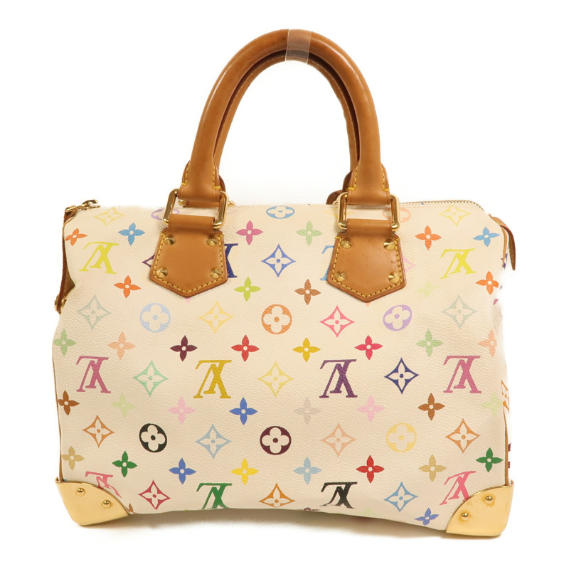 LOUIS VUITTON Monogram Multicolore Speedy 30金扣手挽袋-1