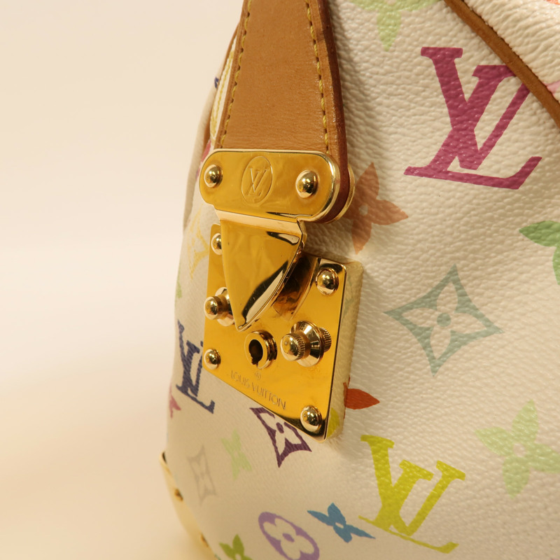 LOUIS VUITTON Monogram Multicolore Speedy 30金扣手挽袋-10