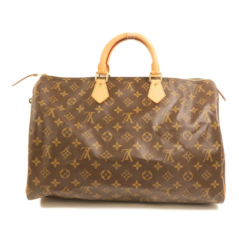LOUIS VUITTON Monogram Speedy 40金扣手挽袋/波士頓包-1