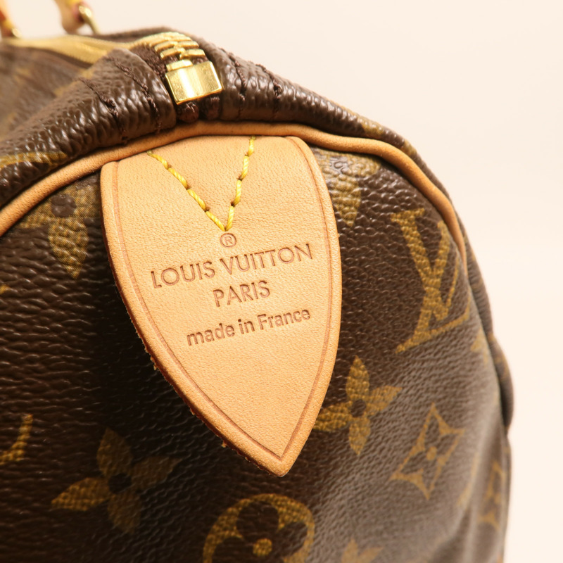 LOUIS VUITTON Monogram Speedy 40金扣手挽袋/波士頓包-5
