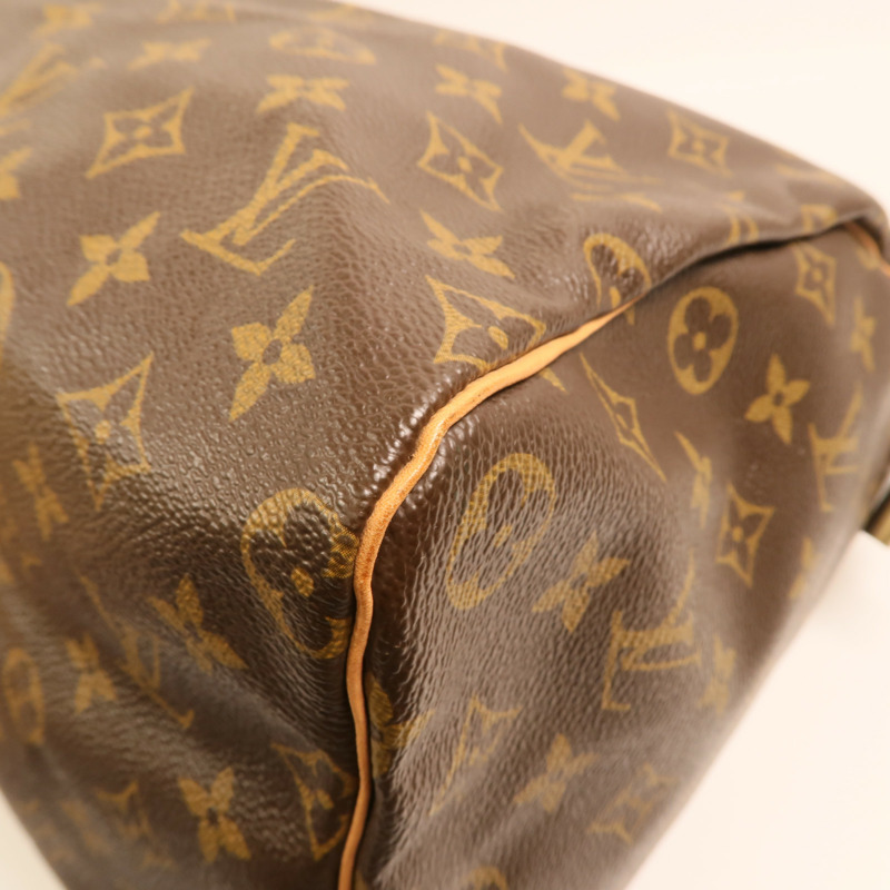 LOUIS VUITTON Monogram Speedy 40金扣手挽袋/波士頓包-9