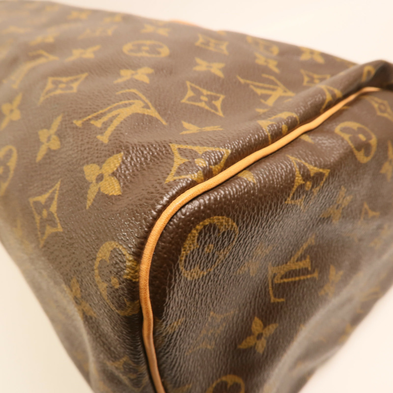 LOUIS VUITTON Monogram Speedy 40金扣手挽袋/波士頓包-11