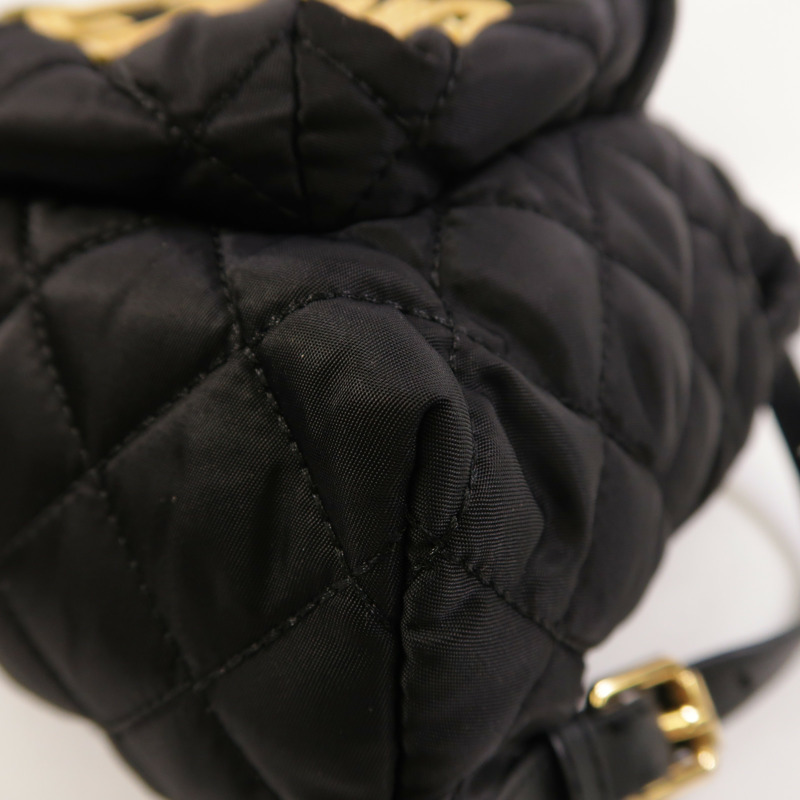 MOSCHINO 尼龍Backpack金扣背包-7