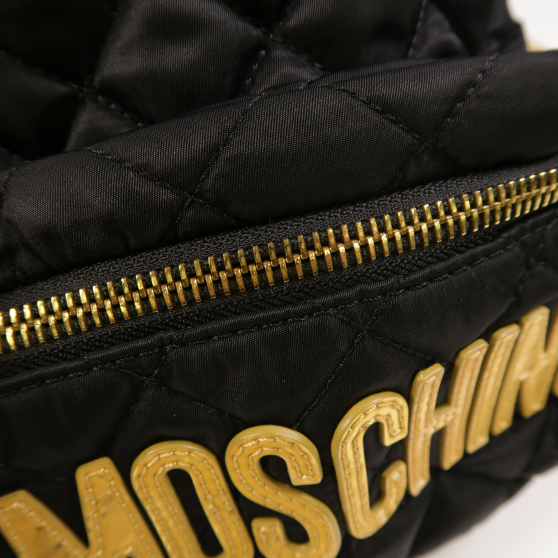 MOSCHINO 尼龍Backpack金扣背包-12