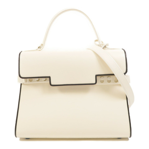 Delvaux 牛皮皮革Tempete MM手挽肩背兩用袋