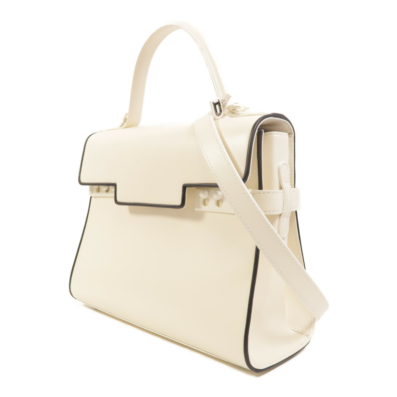 Delvaux 牛皮皮革Tempete MM手挽肩背兩用袋-2