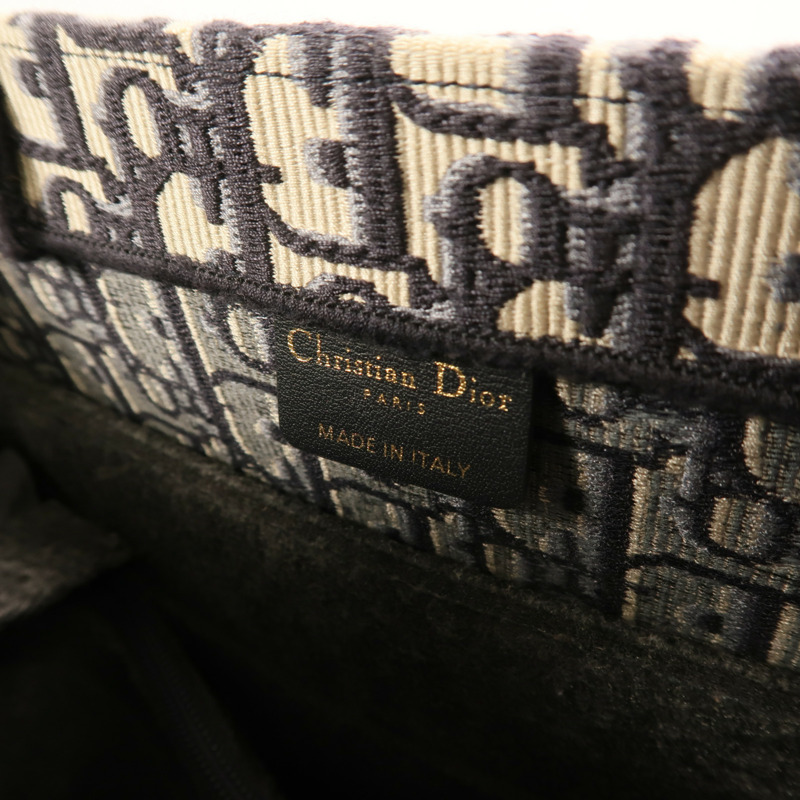 Dior Oblique Canvas帆布Book Tote Medium銀扣手挽袋-5