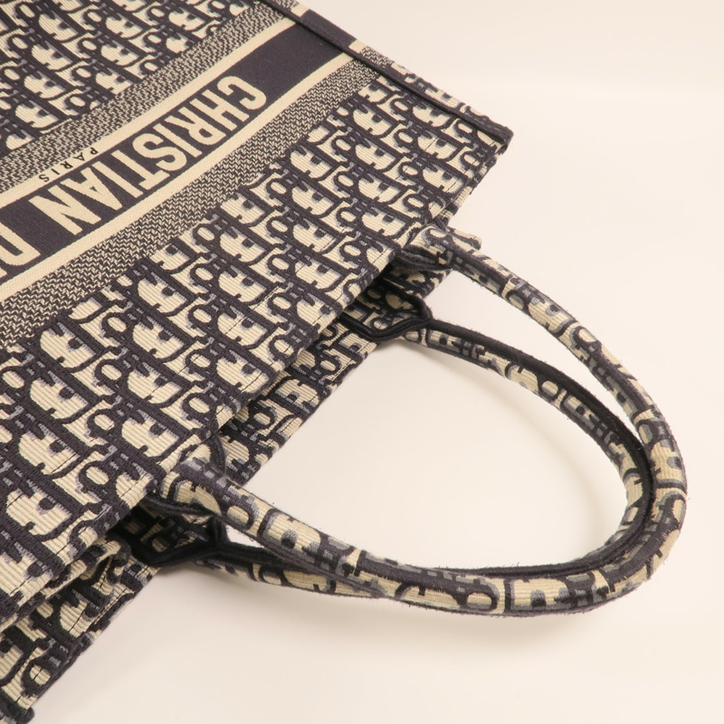 Dior Oblique Canvas帆布Book Tote Medium銀扣手挽袋-7