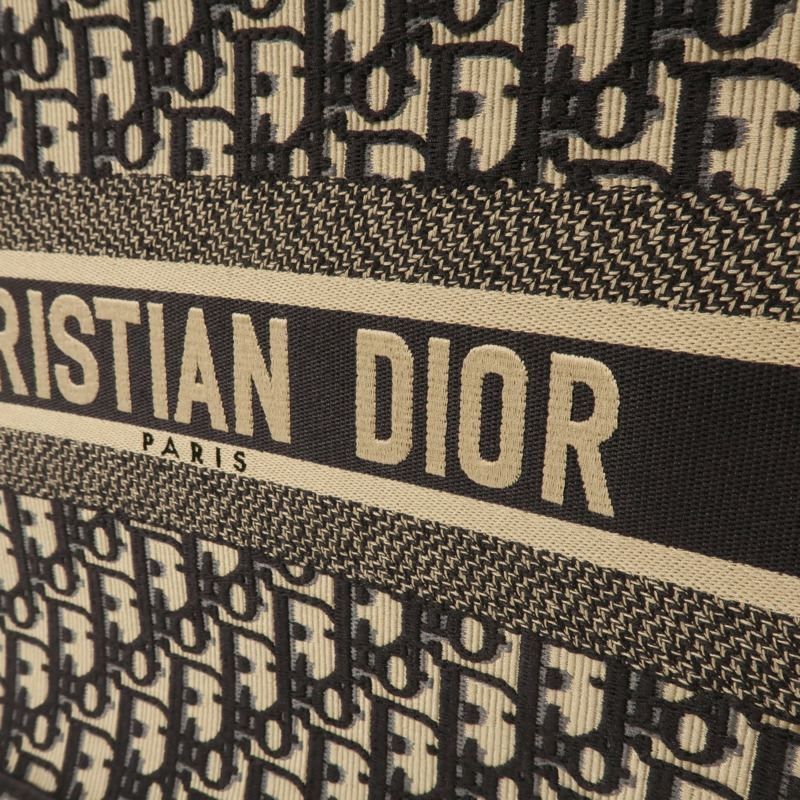 Dior Oblique Canvas帆布Book Tote Medium銀扣手挽袋-8