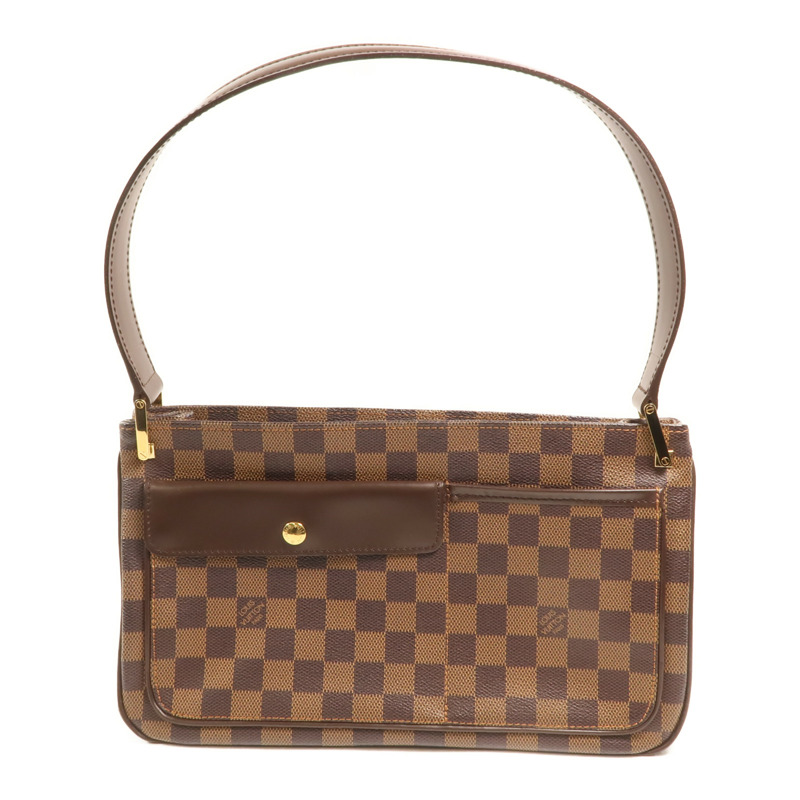 LOUIS VUITTON Damier Aubagne金扣肩背袋-0