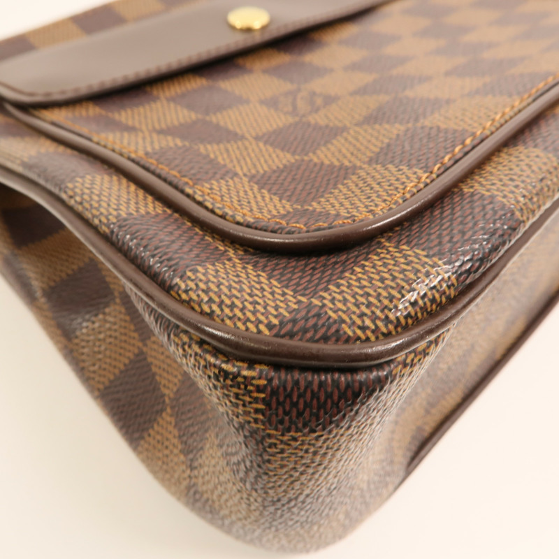 LOUIS VUITTON Damier Aubagne金扣肩背袋-11