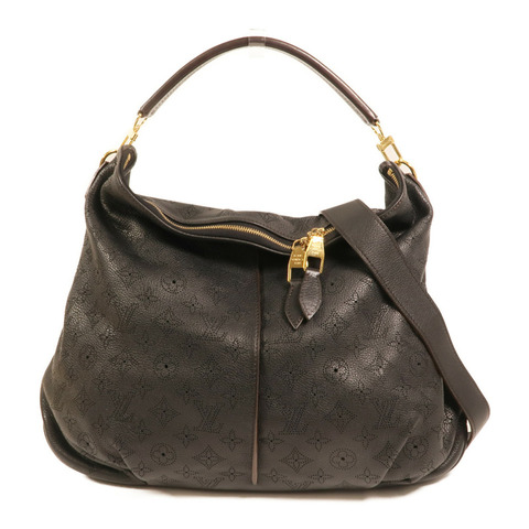 LOUIS VUITTON Monogram Mahina Salene PM金扣手挽肩背兩用袋